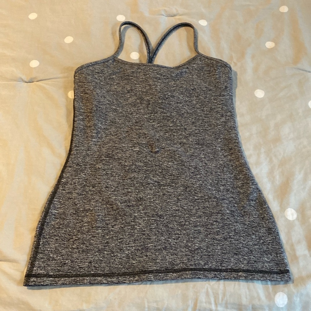 Lululemon Power Y Tank Luon Size 6 - Picture 2 of 6